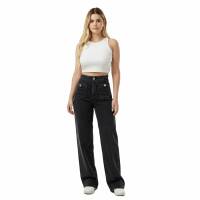 Damen High Waist Jeans von Laulia - black