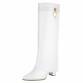Damen High-Heel Stiefel - whitepu