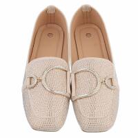 Damen Slipper - beige