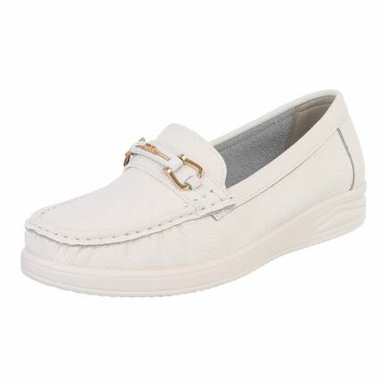 Damen Mokassins - white