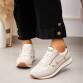 Damen Low-Sneakers - beige