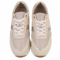Damen Low-Sneakers - beige