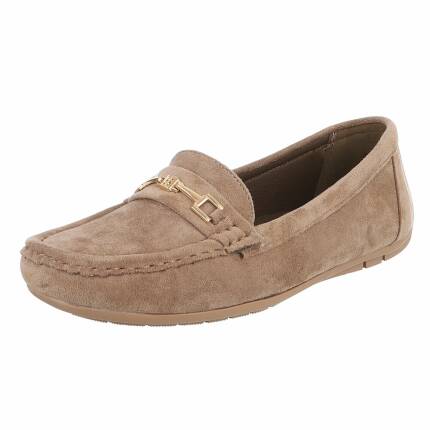 Damen Mokassins - khaki