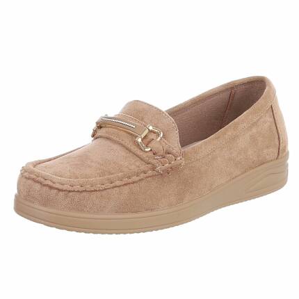 Damen Mokassins - khaki