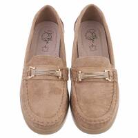Damen Mokassins - khaki