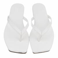 Damen Flache Sandalen - white