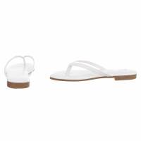 Damen Flache Sandalen - white