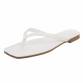 Damen Flache Sandalen - white
