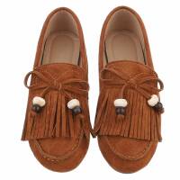 Damen Mokassins - camel