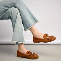 Damen Mokassins - camel