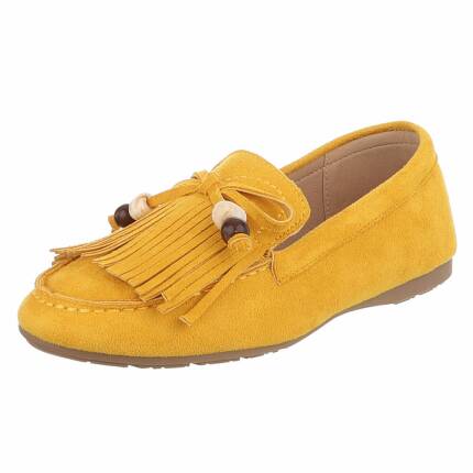 Damen Mokassins - yellow