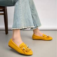 Damen Mokassins - yellow