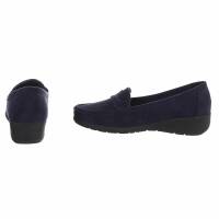 Damen Mokassins - navy