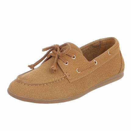Damen Schnürer - camelsuede