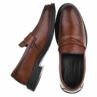 Herrenschuhe Halbschuhe - camel
