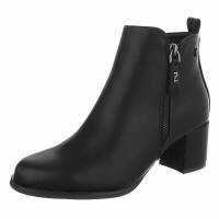 Damen High-Heel Stiefeletten - black