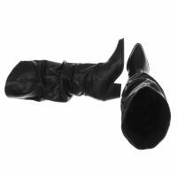 Damen High-Heel Stiefel - blackpu