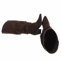 Damen High-Heel Stiefel - brownsuede