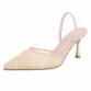 Damen High-Heel Pumps - apricot
