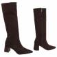 Damen High-Heel Stiefel - brown