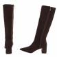 Damen High-Heel Stiefel - brown