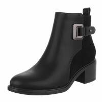 Damen High-Heel Stiefeletten - black