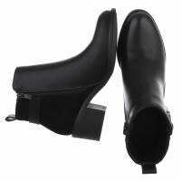 Damen High-Heel Stiefeletten - black