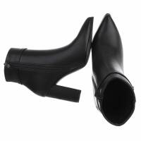Damen High-Heel Stiefeletten - black