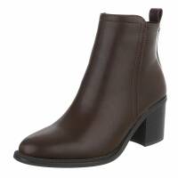 Damen High-Heel Stiefel - brown