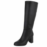 Damen High-Heel Stiefeletten - black