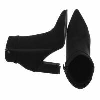 Damen High-Heel Stiefeletten - black