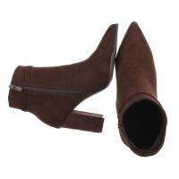 Damen High-Heel Stiefeletten - brown