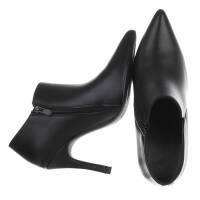 Damen High-Heel Stiefeletten - black