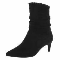 Damen High-Heel Stiefeletten - black