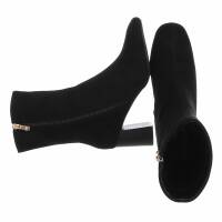 Damen High-Heel Stiefeletten - black