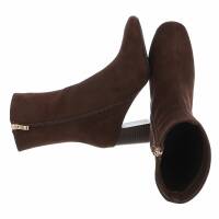 Damen High-Heel Stiefeletten - brown