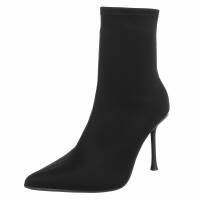 Damen High-Heel Stiefeletten - black