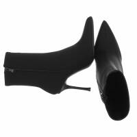 Damen High-Heel Stiefeletten - black