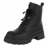 Damen Schnürstiefeletten - black
