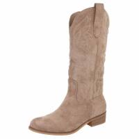 Damen Western- & Bikerboots - khaki