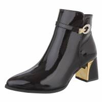 Damen High-Heel Stiefeletten - brown