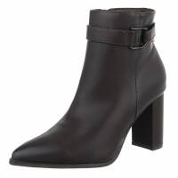 Damen High-Heel Stiefeletten - brown