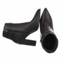 Damen High-Heel Stiefeletten - brown