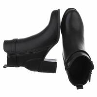 Damen High-Heel Stiefeletten - black