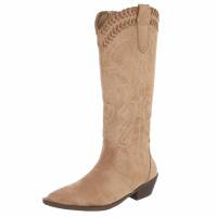 Damen Western- & Bikerboots - khaki