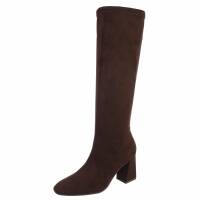 Damen High-Heel Stiefel - brown