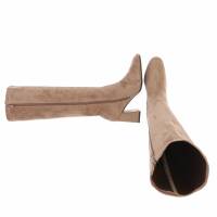 Damen High-Heel Stiefel - khaki