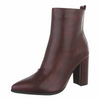 Damen High-Heel Stiefeletten - winepu