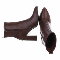 Damen High-Heel Stiefeletten - winepu
