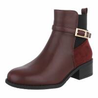 Damen Klassische Stiefeletten - wine